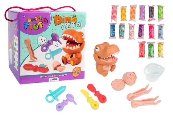 Набір для творчості "Містер тісто Dino Dentist" 41020 STRATEG купити