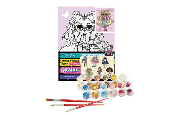 Набір для розпису по номерах для дітей "L.O.L. Surprise! Tweens Olivia Flutter" 30х40 см. KHO6286 купити недорого в Україні, фото 2