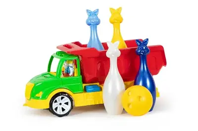 Самоскид "Mati" кеглі зайці 009/16 BAMSIC купити