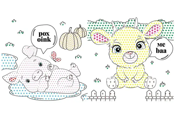 Водна розмальовка WB002 "Хто це каже?" IDEYKA купити недорого в Україні, фото 2