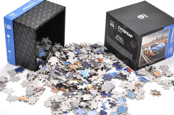 Пазли - 500 елм. - QB500-011 "Суперкар" qbee купити недорого в Україні, фото 3