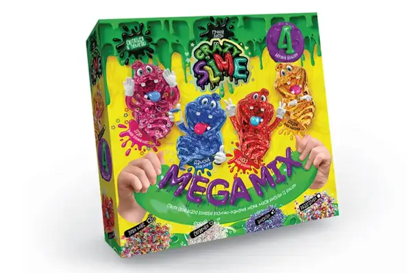 Набір для дослідів SLM-03-01U,02U "Crazy Slime 4в1" DANKO купити недорого в Україні, фото 3