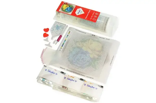 Набір з алмазною мозаїкою б/п AMC7685 "Рідні Карпати" 30х30см IDEYKA купити недорого в Україні, фото 2