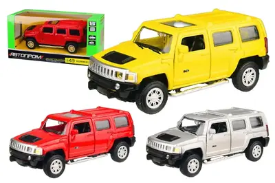 Машина металева 4311 "Автопром",1:43 HUMMER, 3 кольори, відкриваються двері, в коробці 14,5*6,5*7 Машина металева 4311 "Автопром",1:43 HUMMER, 3 кольори, відкриваються двері, в коробці 14,5*6,5*7 купити