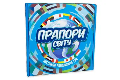 Розвиваюча гра "Прапори світу" в коробці 30445 STRATEG купити