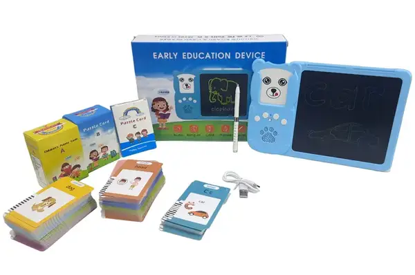 Планшет для малювання LCD Writing Tablet + озвучена абетка Монтессорі 255 карток Y5-2AB р.26*19*5см купити