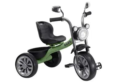 Велосипед триколісний TILLY BUZZ T-325 4 кольори, світиться фара, музика, в коробці купити