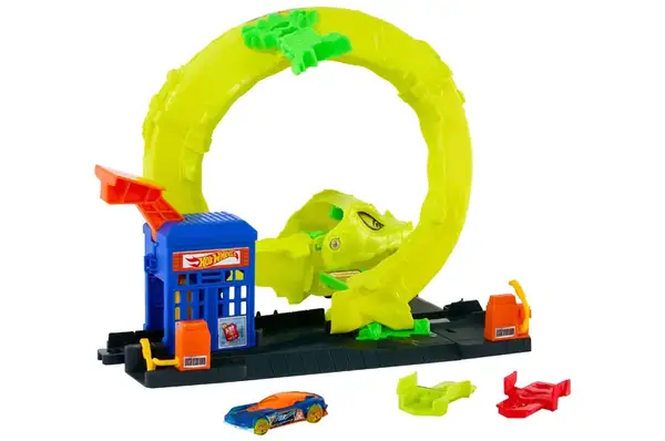 Ігровий набір JBM63 "Спіральна атака Змії", серія "Небезпечні створіння" Hot Wheels купити недорого в Україні, фото 2