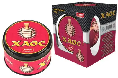 Настільна гра "Хаос" в жерстяній банці ARTOS купити