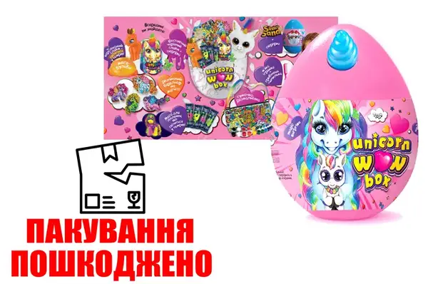 OUTLET 0 Набір для творчості UWB-01-01U Unicorn WOW Box великий DANKO купити