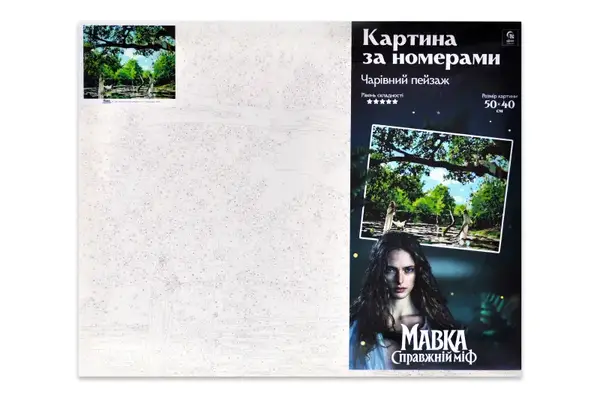 Набір для розпису по номерах 40х50 см QB916-002 "Мавка. Справжній міф: Чарівний пейзаж" qbee купити недорого в Україні, фото 3