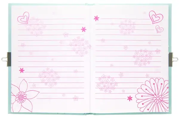 Блокнот на замочку з ручкою Котики W361961-A 19x20x25см, 70g, 56 л купити недорого в Україні, фото 2