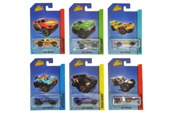 Машина металева "Гонка" 6 видів на блістері H878-1 р.16,5*11см купити