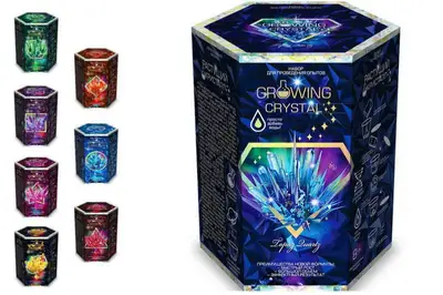 Набір для дослідів GRK-01-01U,02U,03U..08U "GROWING CRYSTAL" в коробці DANKO купити