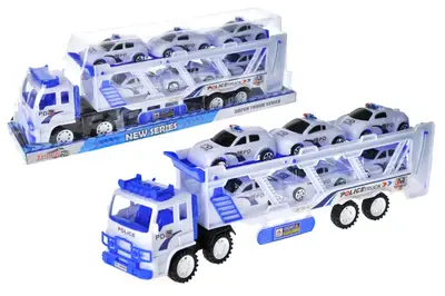 Автовоз з машинками інерційний 8898B в ковпаку р.56x13,5x18 см YG Toys купити