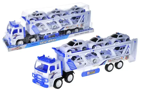 Автовоз з машинками інерційний 8898B в ковпаку р.56x13,5x18 см YG Toys купити