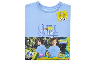 Футболка бавовняна QB-SB-001-18-122-128 SpongeBob Junior 122-128 qbee купити