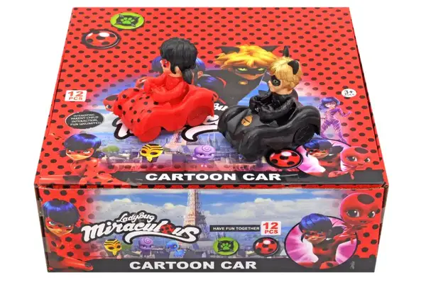 Машина з героєм за мотивами мультфільму в коробці 12шт 553-138 р.28*26,3*8,7см купити