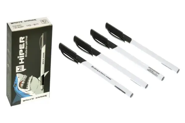 Ручка гелева HG-811 "White Shark " чорна HIPER купити
