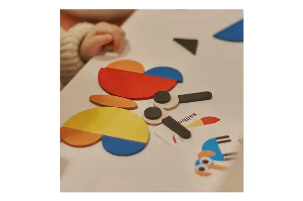 Розвиваюча дерев'яна гра "Фігурна мозаїка" 30 дет. 900071 IGROTECO купити недорого в Україні, фото 3