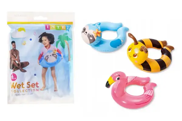 Круг надувний INTEX "Звірята" в кульку 59220 р.64*61см купити