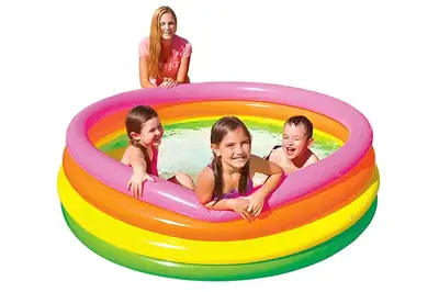 Басейн INTEX "Веселка" (4 секціі, рем. комплект) 56441 168*46см купити