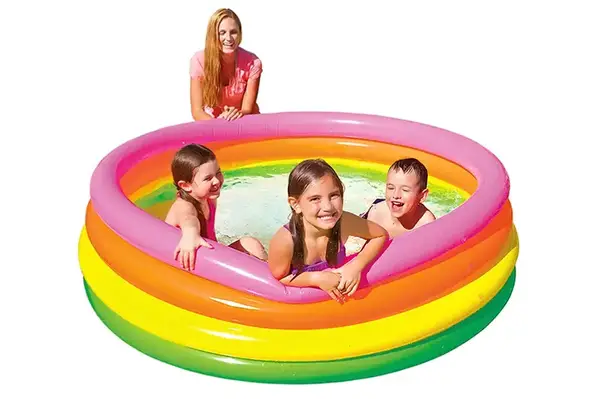 Басейн INTEX "Веселка" (4 секціі, рем. комплект) 56441 168*46см купити недорого в Україні, фото 2