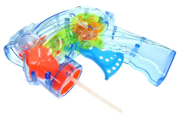 Пістолет з мильними бульбашками, механічний, 6шт в коробці, 3F-1 р.20*18см купити недорого в Україні, фото 3