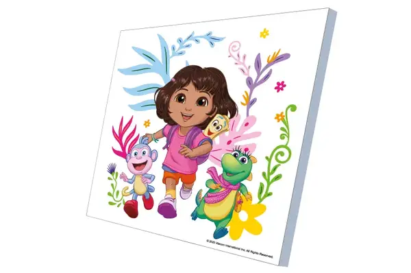 Набір для розпису по номерах 30х30 см QB913-005 "Дора мандрівниця" qbee купити недорого в Україні, фото 3