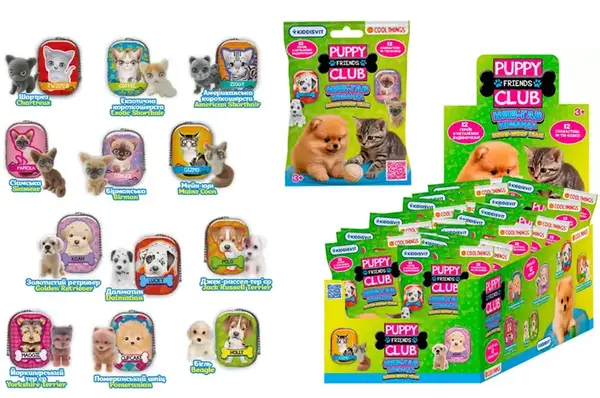 Фігурка-сюрприз PC062 COOL THINGS серії "Puppy Club" - НЯВ-ГАВ КОМАНДА (в ас.) купити