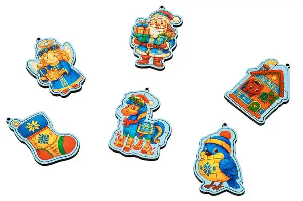 Новорічний бокс-пазли Puz-01237 "Склади сам" PuzzleOk купити недорого в Україні, фото 4