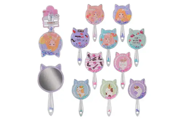 Дзеркальце з блискітками H2072 купити