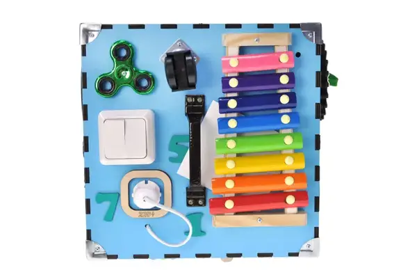 Бізікуб Блакитний 200092 30х30х30 см купити недорого в Україні, фото 4