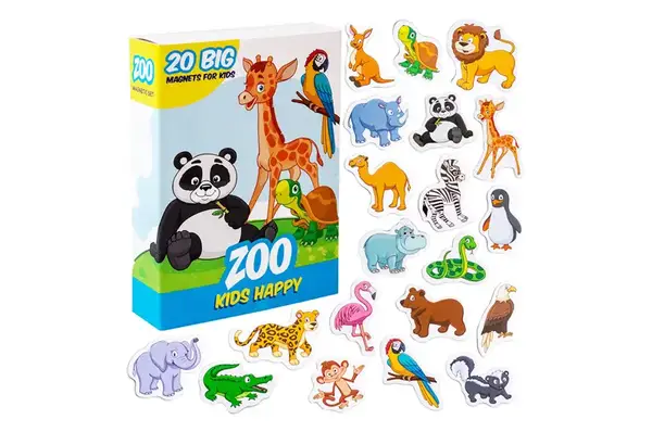 Набір магнітів ML4031-01EN "Щасливі Діти Зоо" англійською мовою Масік купити