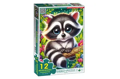 Пазл 12 елем. "Єнотик" КФІ купити