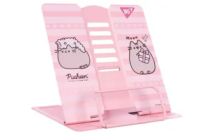 Підставка для книг 470529 "Pusheen", метал, рожева Yes купити