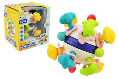 Брязкальце прорізувач PL-724-91 в коробці р.11x11x11 см Брязкальце прорізувач PL-724-91 в коробці р.11x11x11 см купити