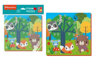 Пазли фомові "Fisher-Price. Лісові мешканці" VT1109-02 VladiToys купити