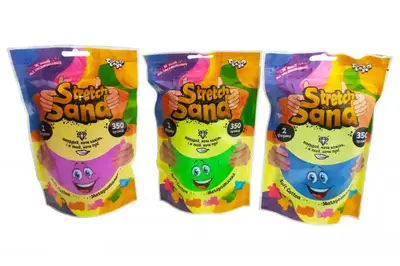 Слайм STS-04-02U "Stretch Sand" 350 грн, в пакеті DANKO купити