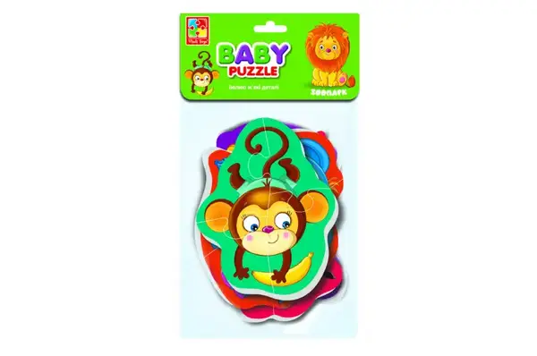 Пазли фомові "Дитинчата. Зоопарк" VT1106-88 VladiToys купити