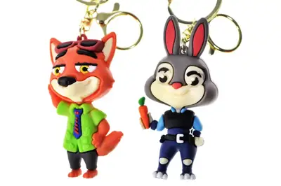 Брелок в наборі "Зоотрополіс" 12 шт в упаковці, в асортименті (ціна за шт) купити