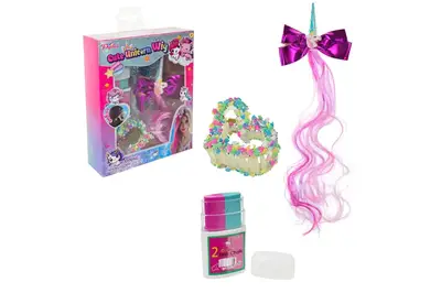 Косметика T305 набір: аксесуари, крейда для волосся, коробка р.14,5x4,5x18см купити