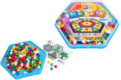 Мозаїка 2070 "Кольоровий світ" 220 дет. ТЕХНОК купити