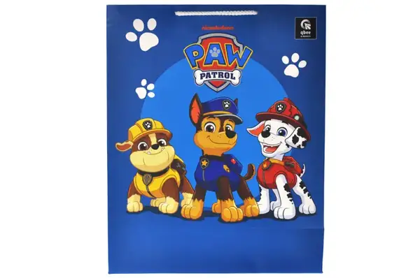 Пакет паперовий M QB004-101"Щенячий Патруль: Команда хлопців" р.27x33x11 см qbee купити недорого в Україні, фото 3