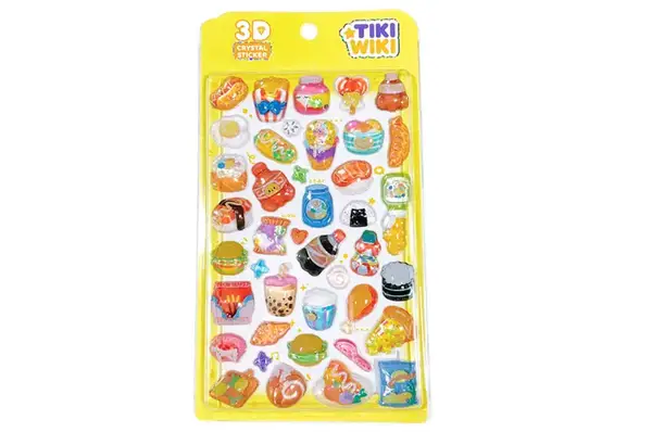 Набір 3D-наліпок 51368 TIKI WIKI серії "Crystal" – ТІКІ СМАКОЛИКИ купити