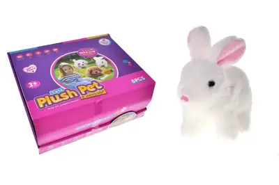 Зайчик 057-1A на батарейках, в дисплеї 8шт р.27x28x15,5 см YG Toys купити