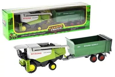 Комбайн 955-196 з причіпом, в коробці р.40,8x9,3x11,8 см YG Toys купити