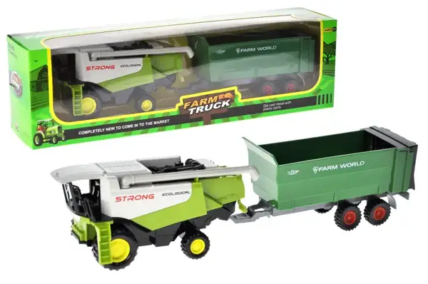 Комбайн 955-196 з причіпом, в коробці р.40,8x9,3x11,8 см YG Toys купити