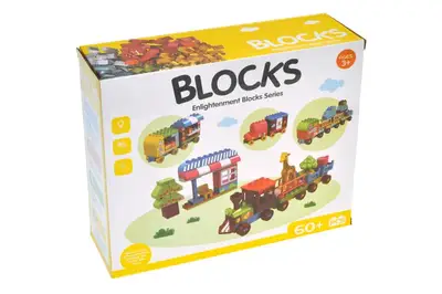 Конструктор з великими деталями "Закусочна на колесах" 60дет Y555-2 р.26*22*8см купити