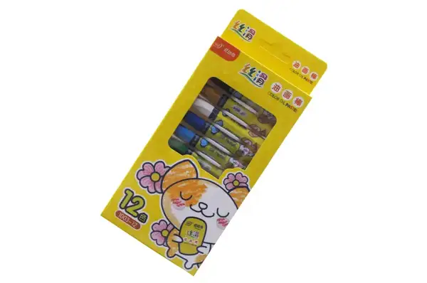 Кольорова масляна пастель 12 кольорів 1010 "VECTOR+" купити